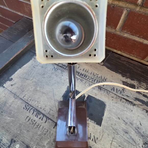 Vintage Pixar Inspired Brown Compact Expandable Desk Lamp - Picture 9 of 16